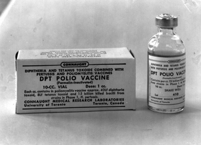 Polio vaccine is distributed