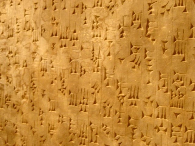 Escrita Cuneiforme 3500 a.C.