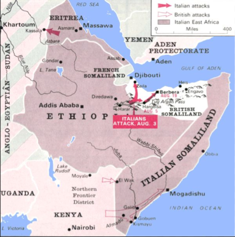 British Attacks Italians