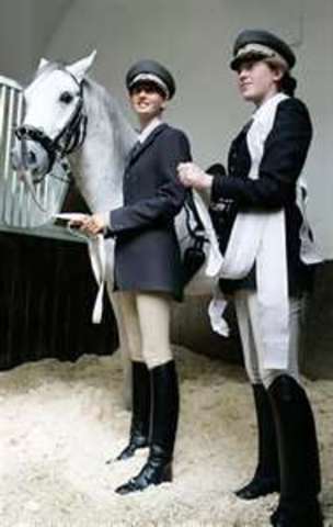 First time 2 young women are allowed to ride in the school