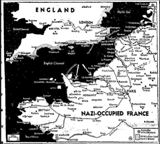 Allied Expeditionary Force lands