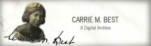 The Birth of Carrie Best