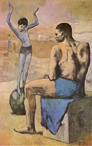 P. Picasso, Acrobate à la boule,