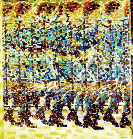 Bambina che corre sul balcone, G. Balla