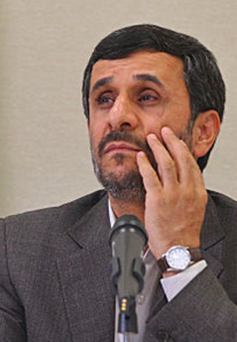 Mahmoud Ahmadinejad becomes the sixth president of Iran