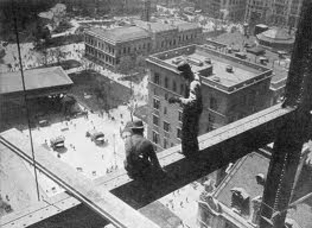 San Francisco, California: Working on a Skyscraper