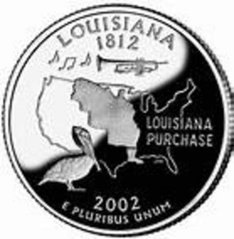 Louisiana becomes a state