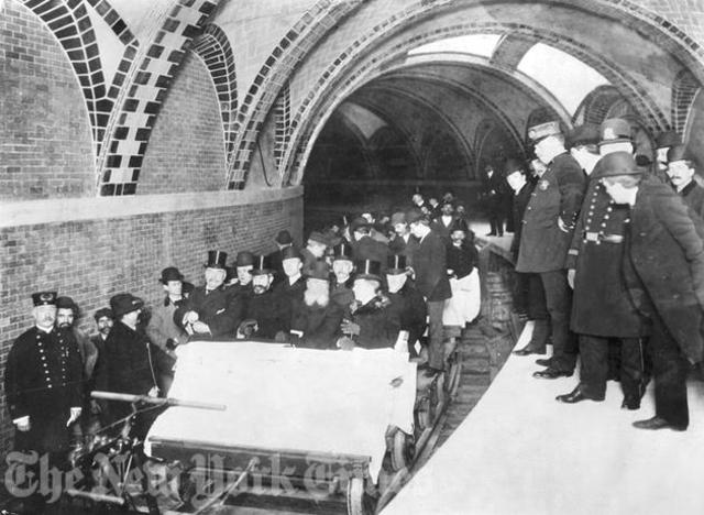 First Subway System Opened in NYC