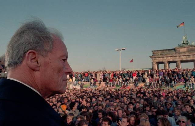Val van de Berlijnse muur.
