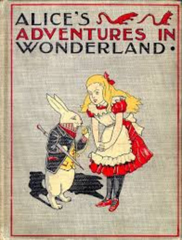 Lewis Carroll publishes Alices's Adventures in Wonderland