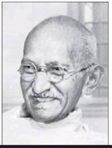 Mohandas K. Gandhi is born in India