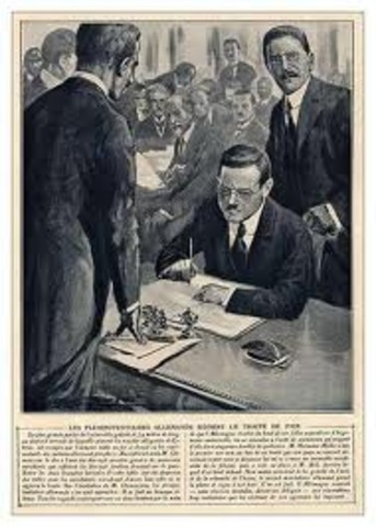 Treaty of Versailles signed