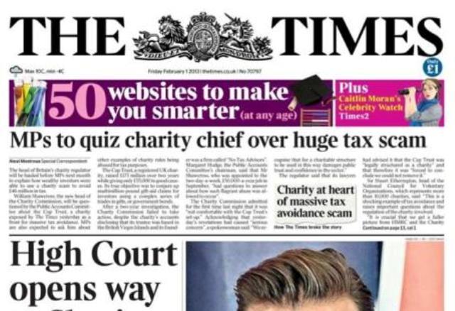 The Times and Sunday Times launch free trial of new paywalled websites