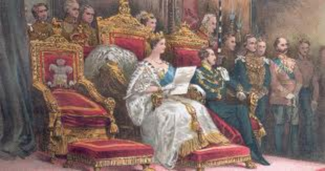 Queen Victoria Takes the throne