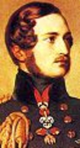 Prince Albert died from Typhoid fever at the age of 42