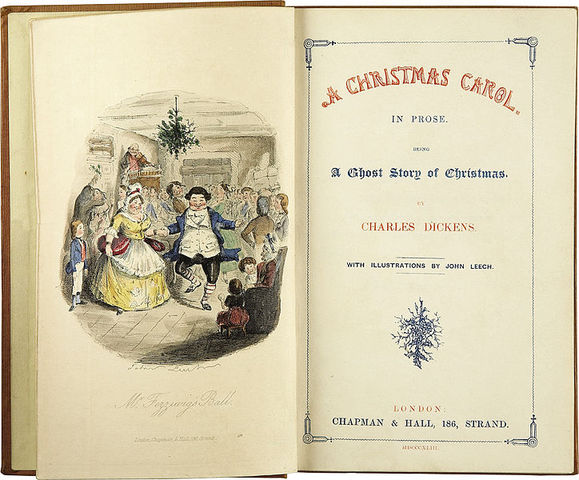 Charles Dickens publishes A Christmas Carol