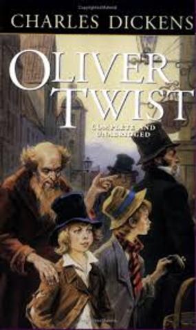 Charles Dickens publishes Oliver Twist in periodical form.