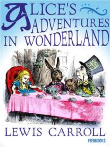 1865: Lewis Carroll publishes Alice’s Adventures in Wonderland.