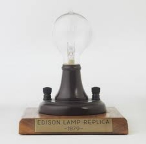 Thomas Edison invents the incandescent lamp