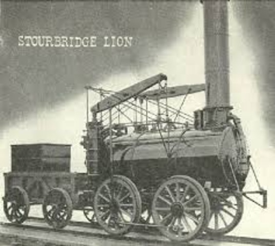 first american steam locomotive