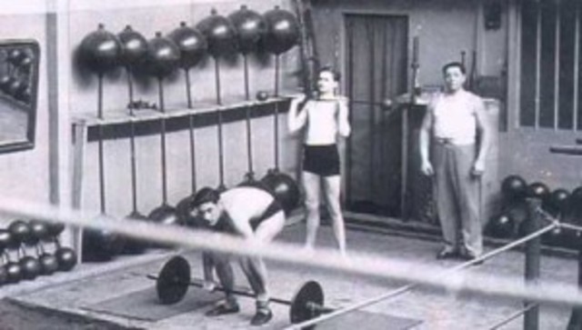 First ever weightlifting apperance