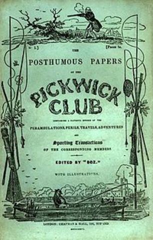 Charles Dickens publishes the Pickwick papers