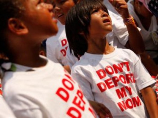 Obama has made a rule to were children stay in the U.S. but pareants can get deported; the children will be seperated from their parents.