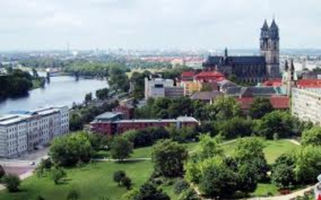 Luther attends school in Magdeberg