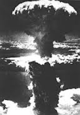 Allies drop atomic bombs on Hiroshima and Nagasaki