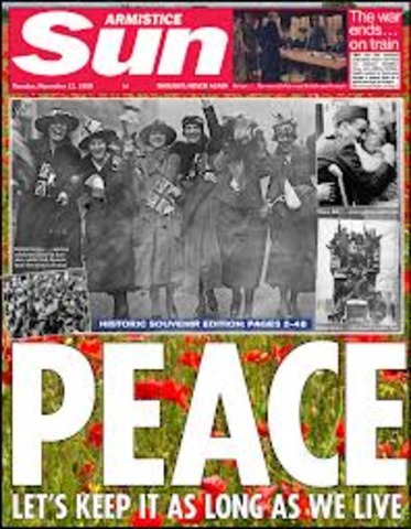 armistice ends the fighting