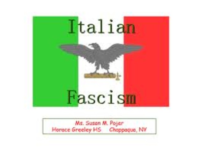 Italy became a fasicist state