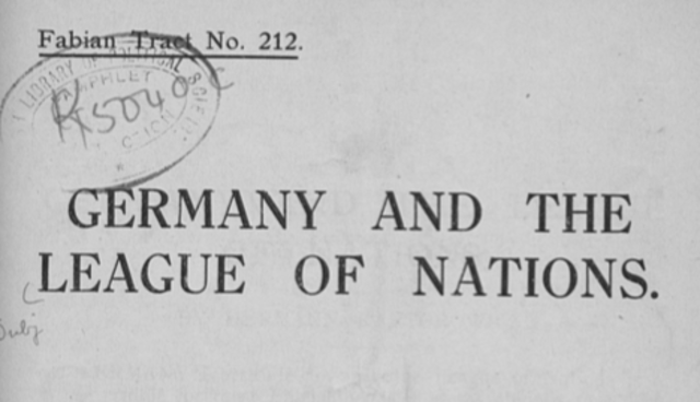 Germany admitted to the League of Nations