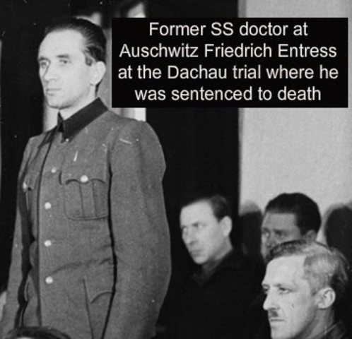 Entress, Vetter and Wirths carried out experiments at Auschwitz