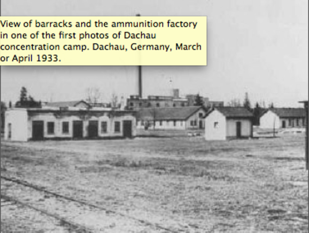 Dachau concentration camp opened