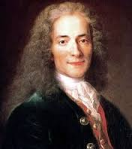 Voltaire is exiled to England