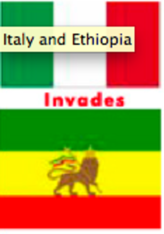 Italy invaded Ethiopia