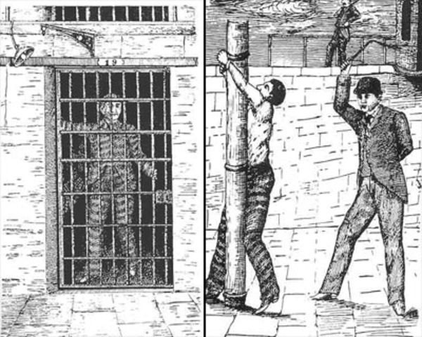 The first convict to be hung by guards