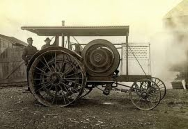 the threshing machine