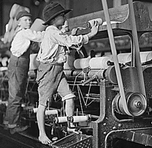Ten Hours Act limits the number of hours that women and children can work in factories.