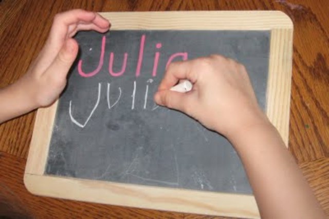 Prints Name (Fine Motor Skill)