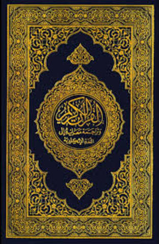 The First Offical Edition Of The Qu'ran Was Written