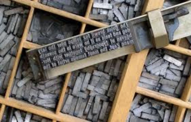 Moveable type was invented in China