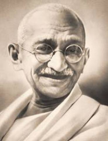 Mohandas K. Gandhi is born in India