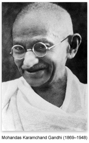 Mohandas K. Gandhi is born in India