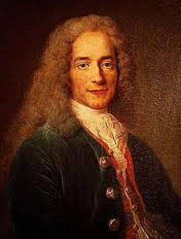 Voltaire wrote his Treatise on Toleration