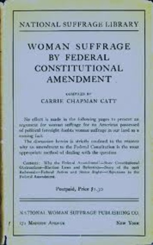 Federal Women Suffrage Amendment