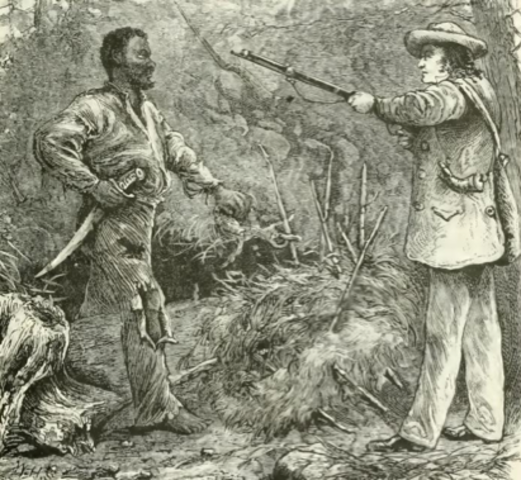 Slaves are punished for rebelling