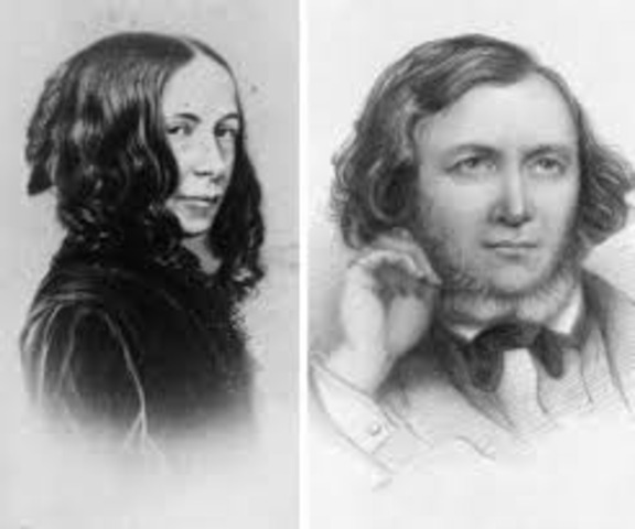 Elizabeth Barrett and Robert Browning elope; writes poems included in Songs from the Portuguese