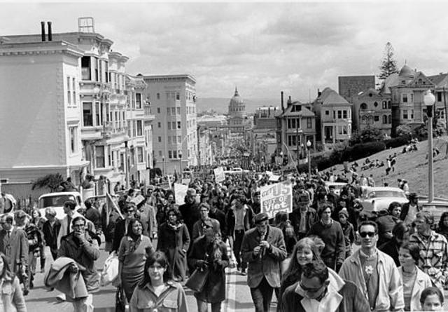 Berkeley and Yale students protest Vietnam War