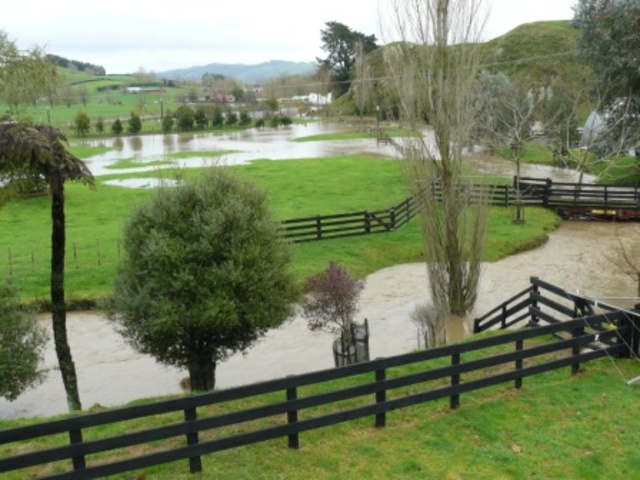 Our stream floods.